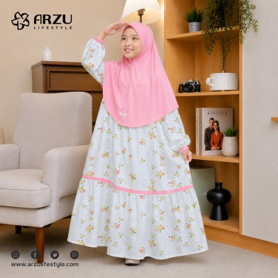 Floral Print Kids Borka Set