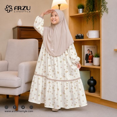 Floral Print Kids Borka Set