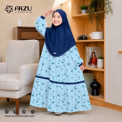 Floral Print Kids Borka Set