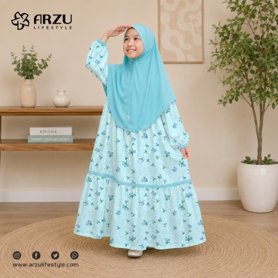 Floral Print Kids Borka Set