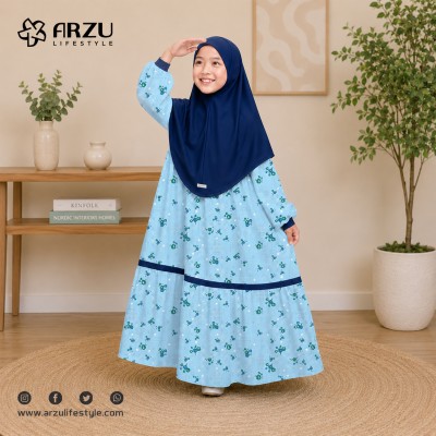 Floral Print Kids Borka Set